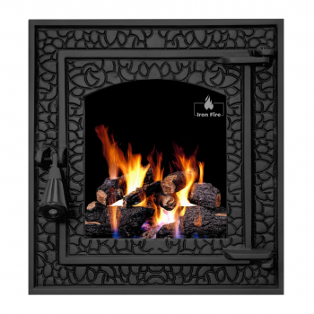 Дверцята для каміна Iron Fire BASTION S 370х400 мм